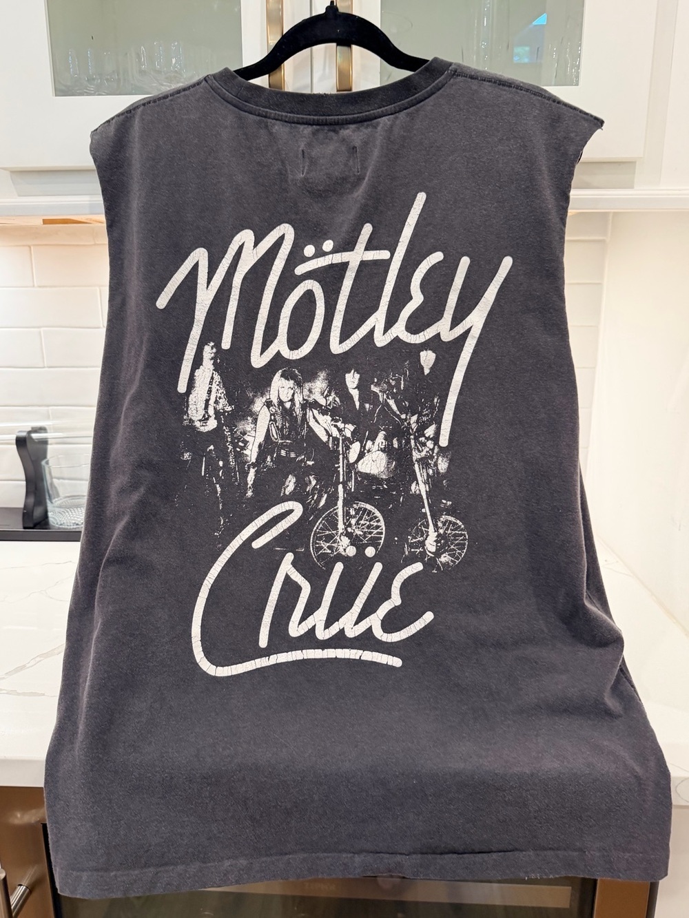 OTHER Motley Crue Vintage Graphic Muscle Tee - Worn Black XL